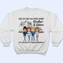 Sweat à capuche Connected By Heart Friends - Cadeau BFF Bestie - Sweat à capuche personnalisé