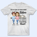 Sweat à capuche Connected By Heart Friends - Cadeau BFF Bestie - Sweat à capuche personnalisé