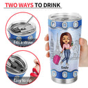 Just A Girl Who Loves Traveling - Gift For Traveling Lovers - Personalized Custom Tumbler