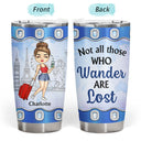 Just A Girl Who Loves Traveling - Gift For Traveling Lovers - Personalized Custom Tumbler