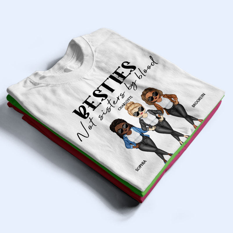 Sistas We Choose Best Friends - Bestie Sister Gift - Personalized Custom T Shirt