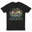 Out Of Breath Hiking Society Outdoor Friends - BFF Bestie Gift - Personalized Custom T Shirt