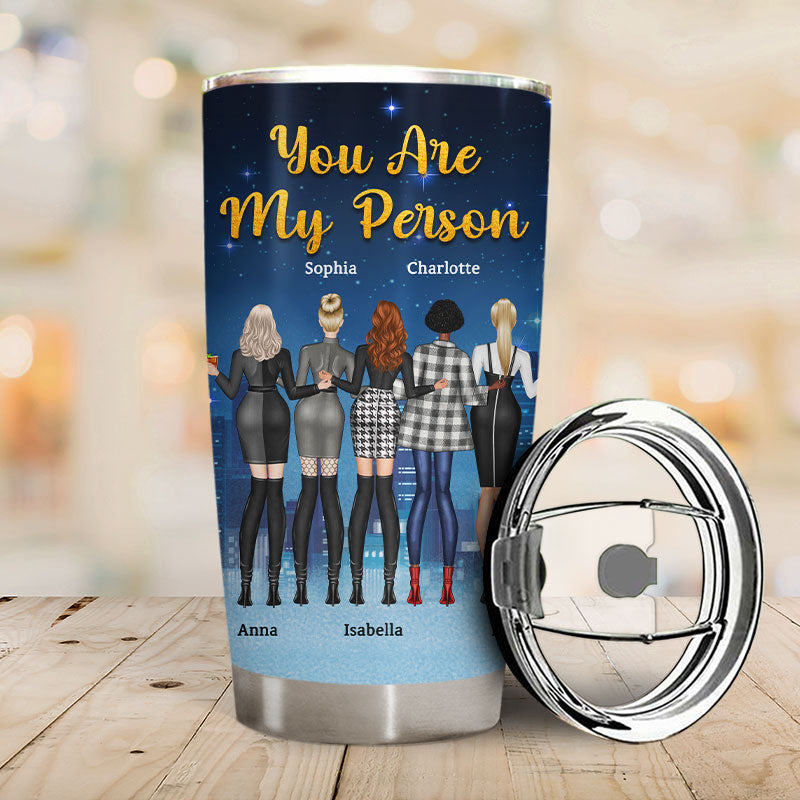 Best Friends Fashion Girls Good Friends Are Like Stars - Gift For BFF And Colleagues - Personalized Custom Tumbler