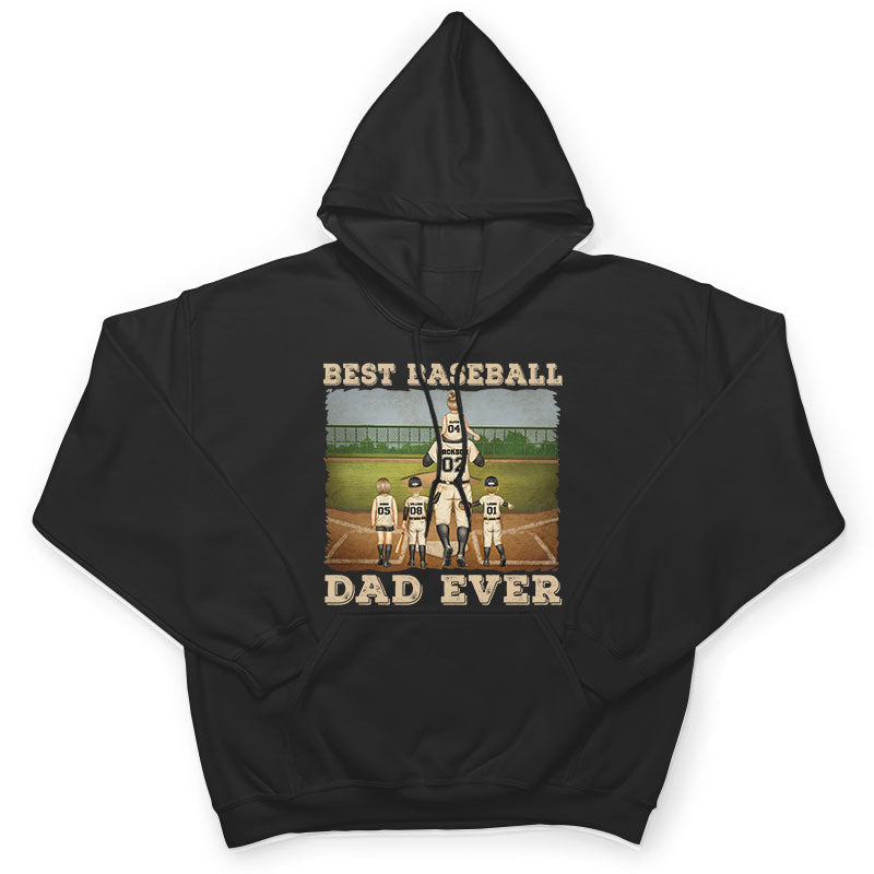 Meilleur papa de baseball de tous les temps - Cadeau pour papa - T-shirt personnalisé