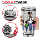 Dear Dad Great Job We're Awesome Thank You - Gift For Father And Grandpa - Personalized Custom Tumbler