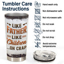 Dear Dad Great Job We're Awesome Thank You - Gift For Father And Grandpa - Personalized Custom Tumbler