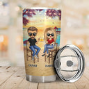 Here's To Another Year Of Bonding Over Alcohol Beach Besties - Gift For Friends - Personalized Custom Tumbler