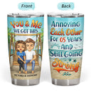 Annoying Each Other Beach Swing - Gift For Couple - Personalized Custom Tumbler