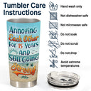 Annoying Each Other Beach Swing - Gift For Couple - Personalized Custom Tumbler