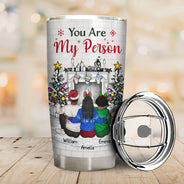 Les sœurs et les frères seront toujours liés par le cœur - Cadeau de Noël pour frères et sœurs et meilleurs amis - Gobelet personnalisé