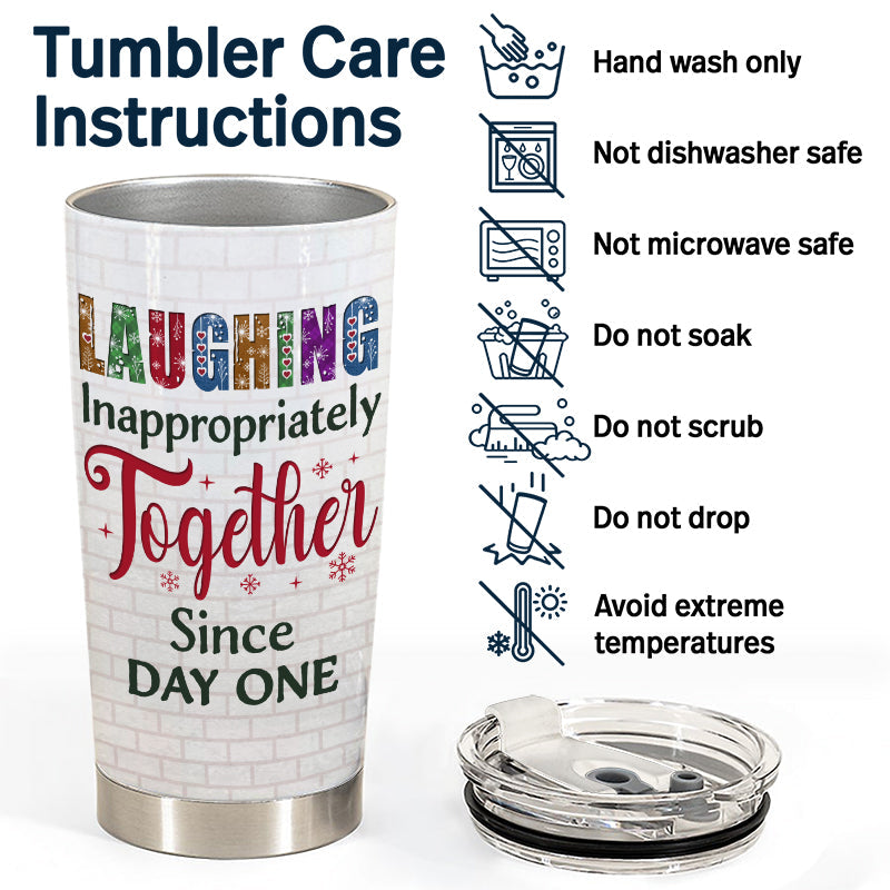 Work Made Us Colleagues But Our Potty Mouths - Christmas Gift For Best Friends And Colleagues - Personalized Custom Tumbler