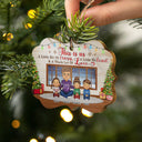 Family Couple This Is Us A Little Bit Of Crazy - Christmas Gift For Parents - Personalized Custom Wooden Ornament
