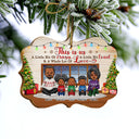 Family Couple This Is Us A Little Bit Of Crazy - Christmas Gift For Parents - Personalized Custom Wooden Ornament