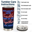 We're Not Sugar And Spice And Everything Nice We're Sage And Hood Party Club Best Friends - Bestie BFF Gift - Personalized Custom Tumbler