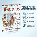 The Day I Met You - Gift For Couples - Anniversary, Birthday Gift For Spouse, Lover, Husband, Wife, Boyfriend, Girlfriend, Couple - Personalized Custom Vertical Rectangle Acrylic Plaque