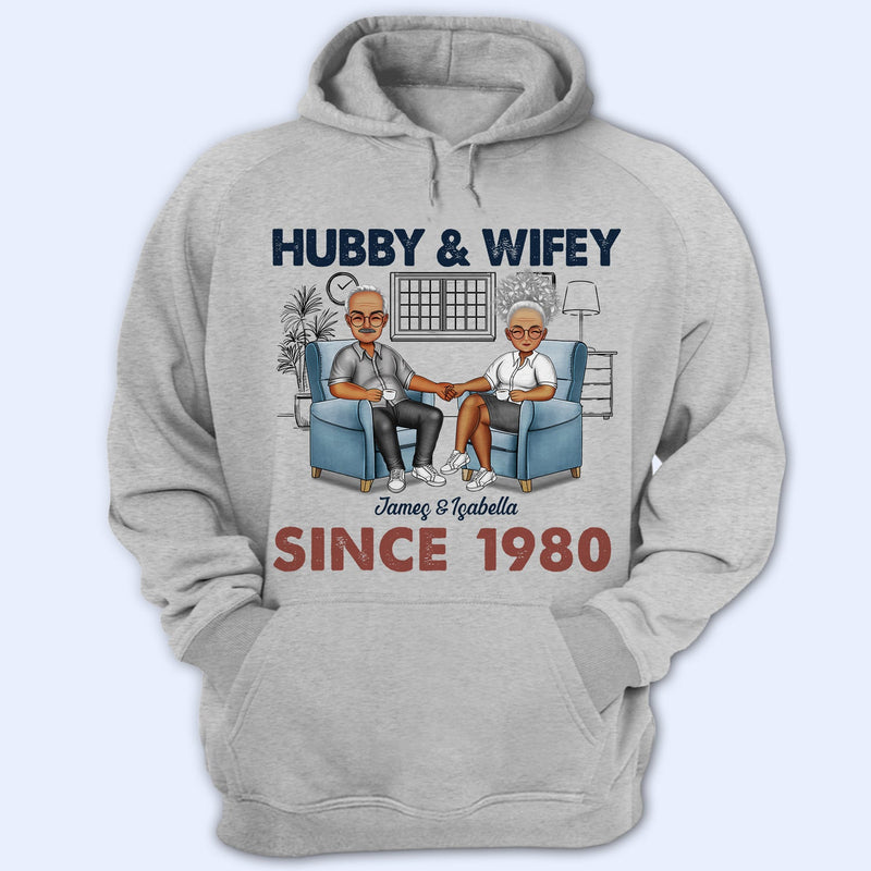 Ensemble depuis - Cadeau d'anniversaire pour conjoint, amoureux, mari, femme, petit ami, petite amie, couple - T-shirt personnalisé