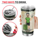 Just A Girl Boy Who Loves Traveling Adventure - Gift For Traveling Lovers - Personalized Custom Tumbler