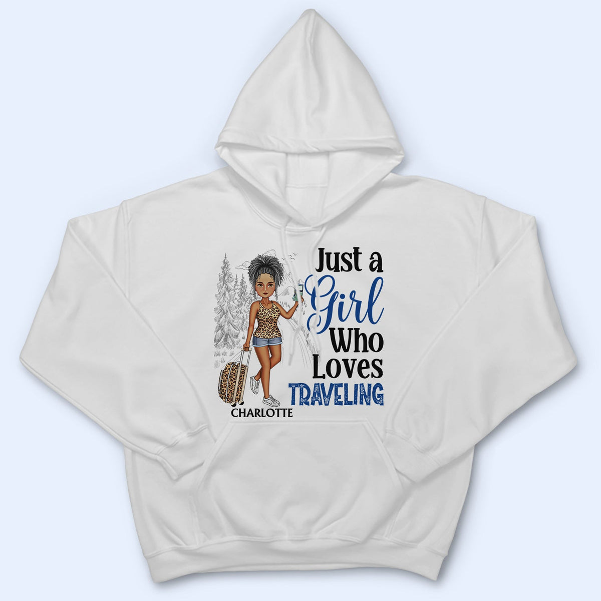 Just A Girl Boy Who Loves Traveling Cruising - Birthday Gift For Him, Her, Kid, Friends, Family, Trippin‘, Vacation Lovers - Personalized Custom T Shirt