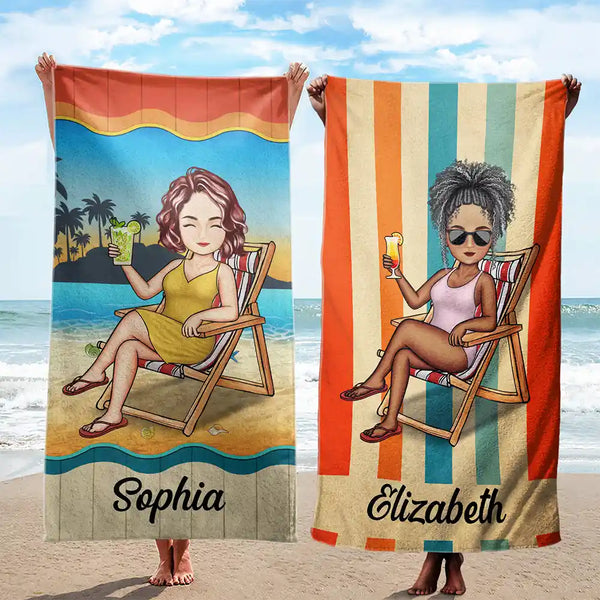 Personalized beach towels for adults sale