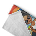 Traveling Beach Poolside Swimming Picnic Vacation - Birthday, Funny Gift For Her, Him, Besties, Family - Personalized Custom Beach Towel