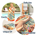 Just A Girl Who Loves Beaches Swimming Picnic Vacation Traveling - Birthday, Funny Gift For Her, Him, Besties, Family - Personalized Custom Beach Towel