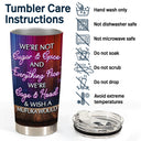 Apparently We Are Trouble When We Are Together Party Night Best Friends - Bestie BFF Gift - Personalized Custom Tumbler