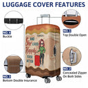 Just A Girl Who Loves Traveling Beach Vacation - Funny, Birthday Gift For Her, Him, Traveling Lovers - Personalized Custom Luggage Cover