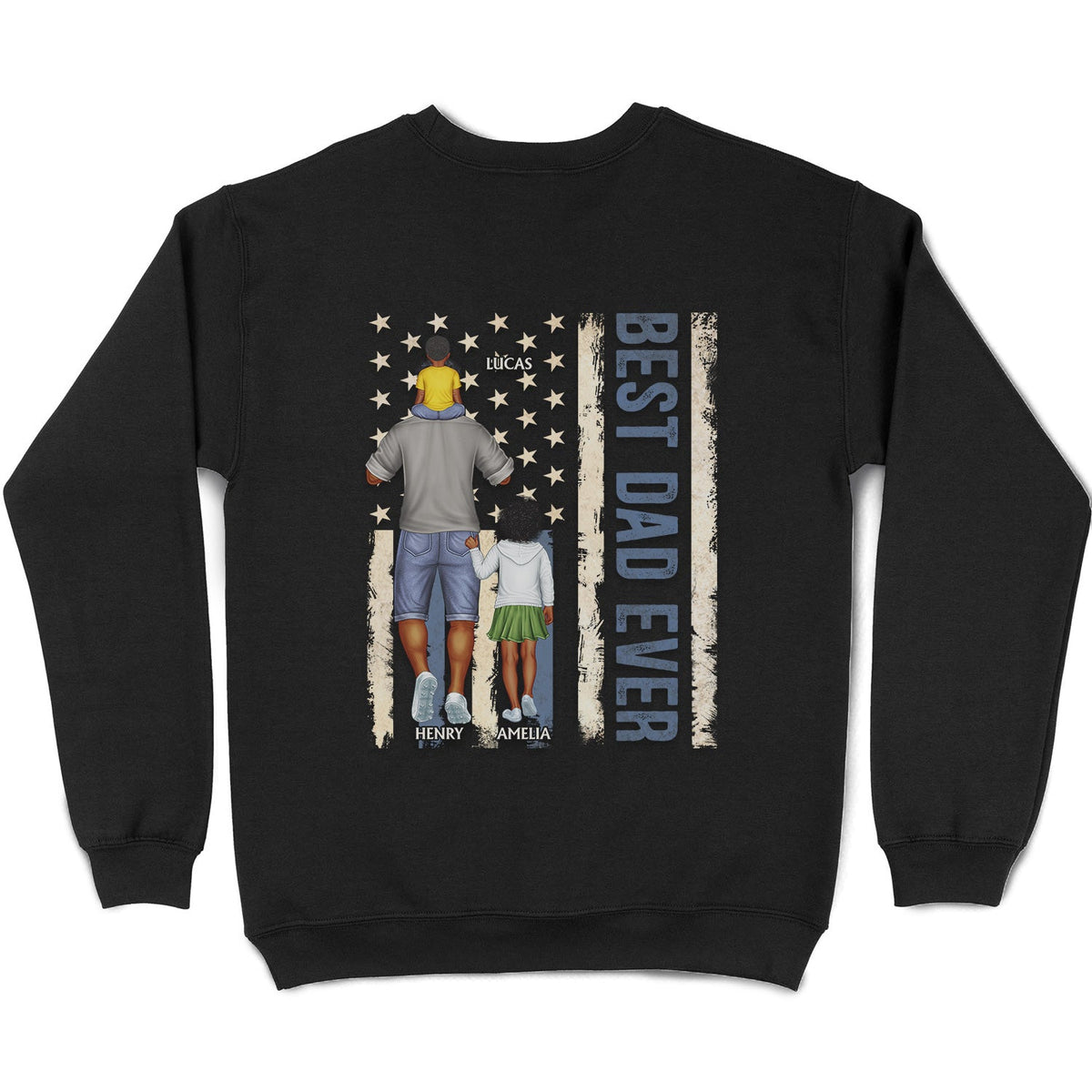 Best Dad Ever - Birthday Gift For Father, Grandpa - Personalized Custom T Shirt