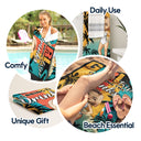 Girls' Trip I'll Bring The Alibi Retro Beaches Swimming Picnic Vacation Traveling - Birthday, Funny Gift For Her, Besties, Family - Personalized Custom Beach Towel