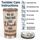 We're Not Sugar And Spice And Everything Nice We're Sage And Hood Best Friends Dark - Bestie BFF Gift - Personalized Custom Tumbler