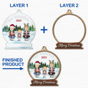 Our Grandkids Children - Christmas Gift For Family, Grandma, Grandpa, Grandparents - Personalized 2-Layered Mix Ornament