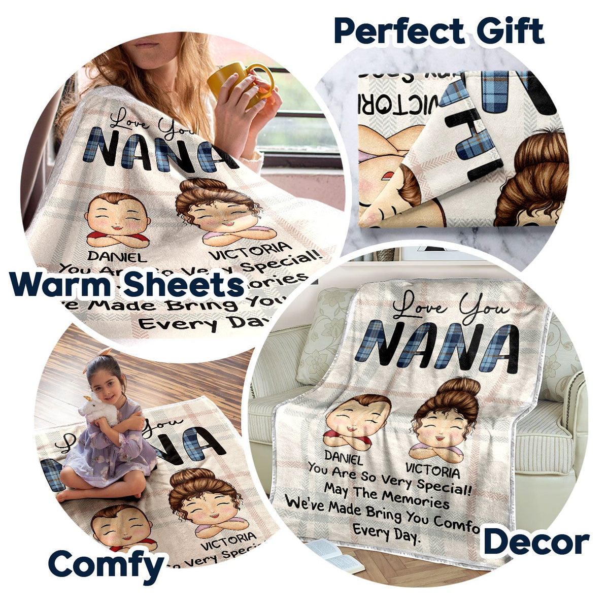 You Are So Very Special - Loving Gifts For Grandma, Grandmother, Mom - Personalized Fleece Blanket