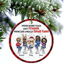 Here's To Another Year Of Bonding Over Alcohol - Christmas Gifts For Besties - Personalized Circle Ceramic Ornament