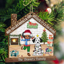 Hope You Like Animals And Kids - Christmas Gift For Family, Parents, Pet Lovers - Personalized Custom Shaped Wooden Ornament