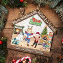 Hope You Like Animals And Kids - Christmas Gift For Family, Parents, Pet Lovers - Personalized Custom Shaped Wooden Ornament