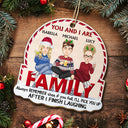 After I Finish Laughing - Christmas Gift For Friend, Sibling - Personalized Custom Shaped Wooden Ornament