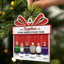 The Greatest Gift Our Parents - Christmas Gift For Siblings, Parents, Family - Personalized Custom Shaped Wooden Ornament