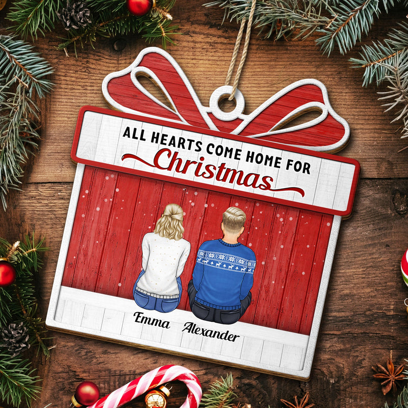 The Greatest Gift Our Parents - Christmas Gift For Siblings, Parents, Family - Personalized Custom Shaped Wooden Ornament