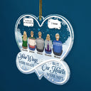 Toujours dans mon esprit, pour toujours dans mon cœur, pour toujours aimé - Cadeau commémoratif de Noël - Ornement en acrylique personnalisé en forme personnalisée