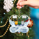 Toujours dans mon esprit, pour toujours dans mon cœur, pour toujours aimé - Cadeau commémoratif de Noël - Ornement en acrylique personnalisé en forme personnalisée