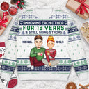 Annoying Each Other For And Still Going Strong - Christmas Gift For Couple, Spouse, Husband, Wife - Personalized Unisex Ugly Sweater