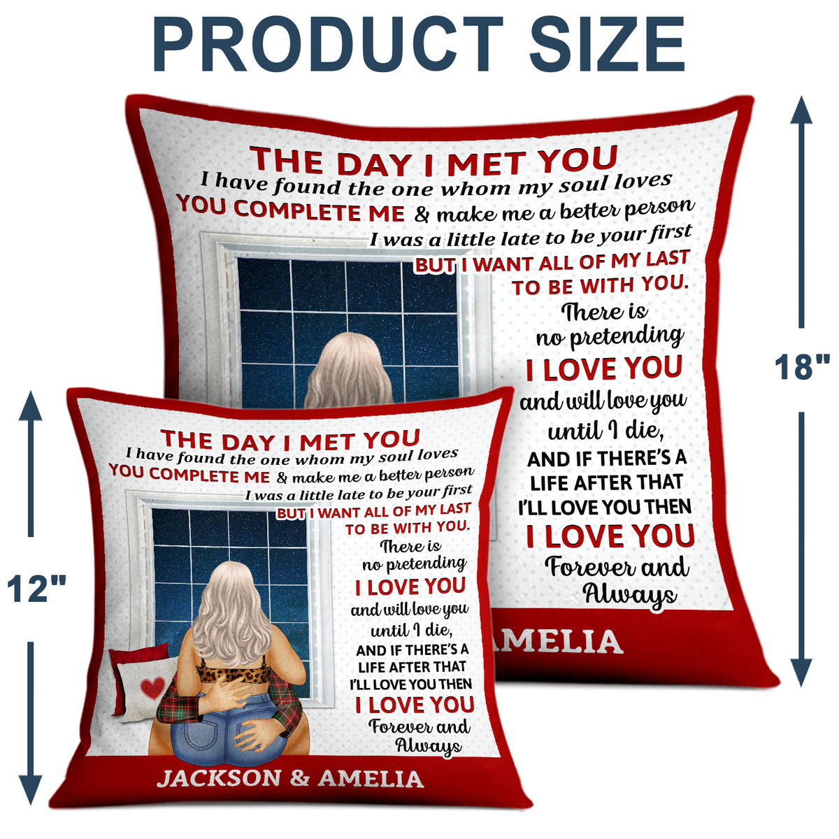 We're A Team - Gift For Couples - Personalized Pillow - Wander Prints™