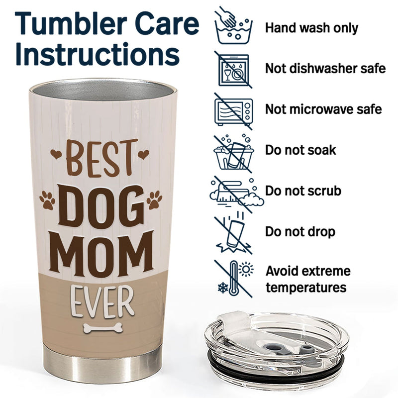 Thank You Best Dog Cat Mom Ever - Birthday, Loving Gift For Pet Lovers - Personalized Tumbler