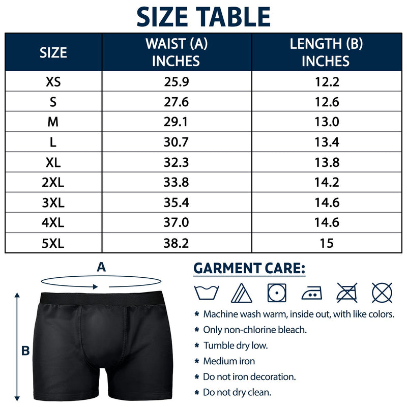 Donneur d'orgasme photo personnalisé « Je l'ai léché, c'est à moi » - Cadeau amusant pour mari ou petit ami - Boxer personnalisé pour homme