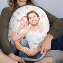 Custom Photo Couples Kid Best Friends - Gift For Family -  Personalized Custom Shaped Pillow