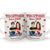 Together Since Cartoon Couple - Birthday, Anniversary Gift For Spouse, Husband, Wife - Personalized White Edge-to-Edge Mug