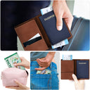 Custom Photo Loves Traveling - Birthday Gift For Him, Her, Family, Trippin', Vacation Lovers - Personalized Passport Cover, Passport Holder