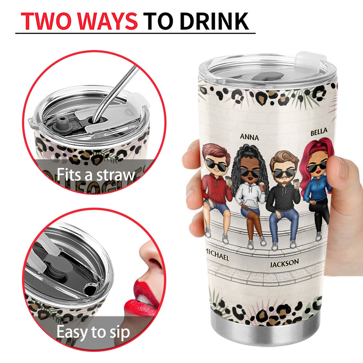 Here's To Another Year Of Us - Gift For Bestie, Best Friends, Colleagues - Personalized Tumbler