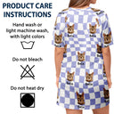 Custom Photo Official Sleepshirt - Birthday, Loving Gift For Dog Lover, Cat Mum, Pet Mom - Personalized Women's Sleep Tee