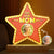 Custom Photo Five - Star Best Mom - Gift For Mothers - Personalized 3D Led Light Wooden Base